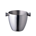 1.5L stainless steel double-ear ice bucket portable ice bucket with/without ice tongs